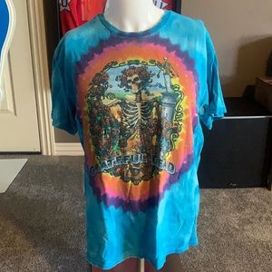 Grateful Dead T-shirt vintage distressed tie dye
